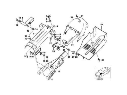 32311094642 DREKSYON ALT BAKALT E39 ORJNAL BMW