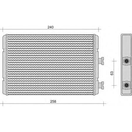 KALORFER RADYATR E46 8FH351311321 8FH 351 311-321 -9101256 BEHR 64118372771